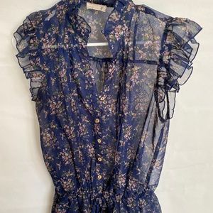 Anthropologie "Mine" Floral Blouse